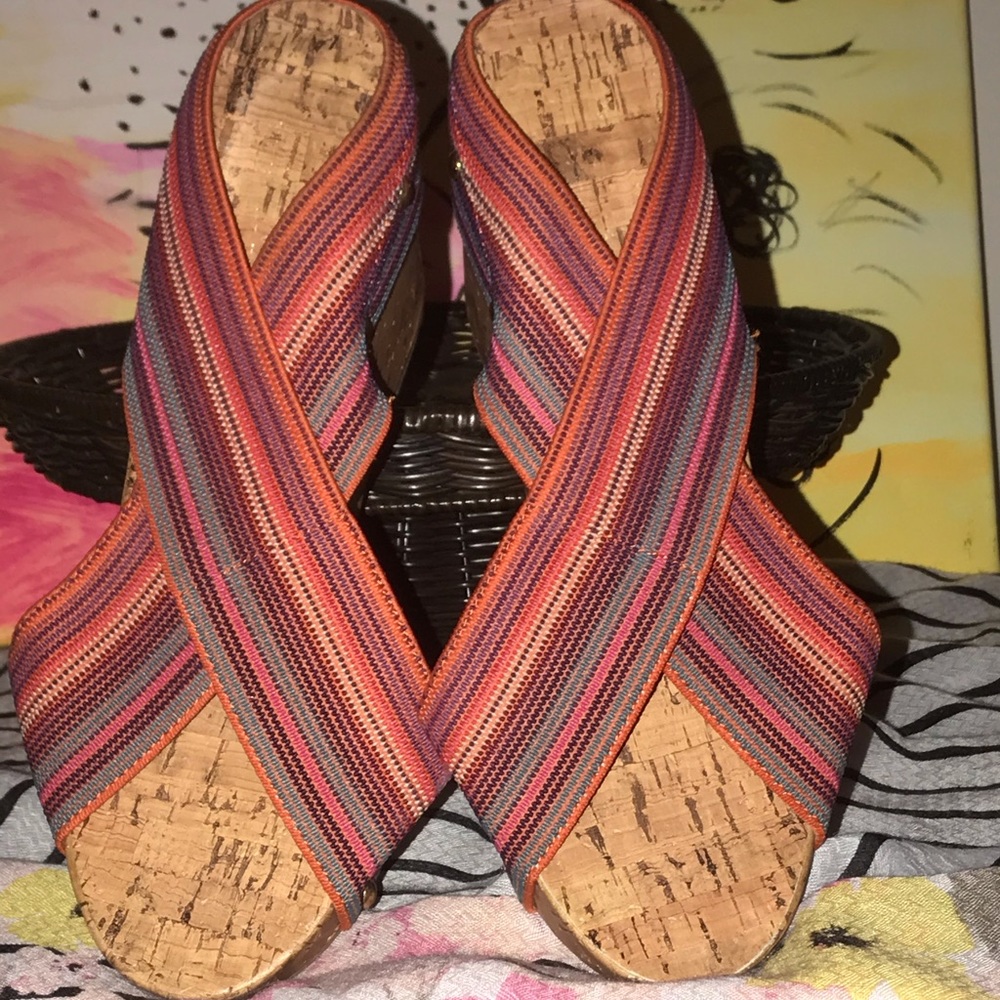 Montego Bay Club multicolor wedge.